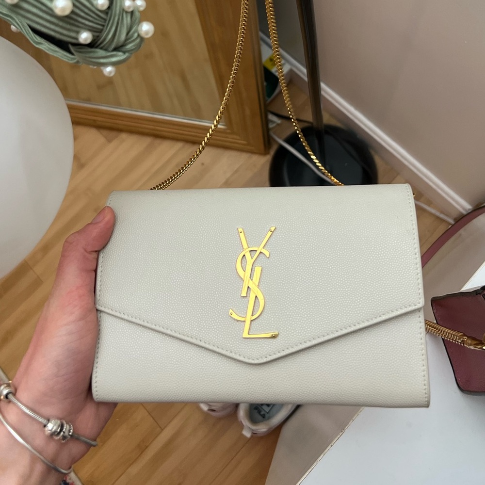YSL MONOGRAM CHAIN WALLET
